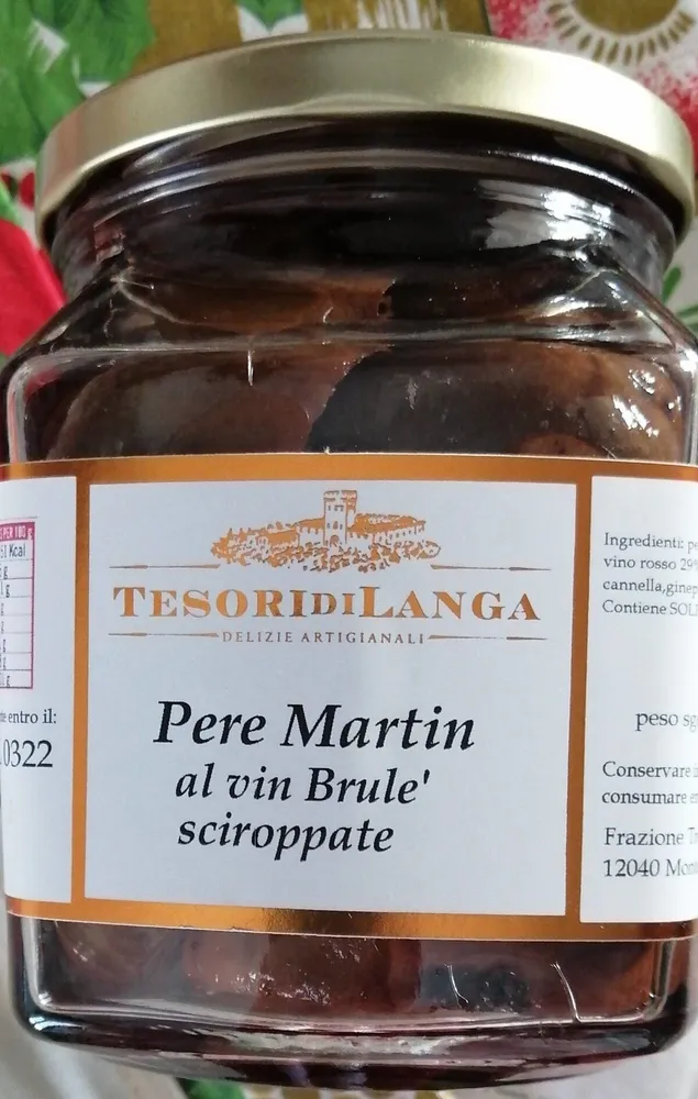 Pere Martin al vin brulé sciroppate