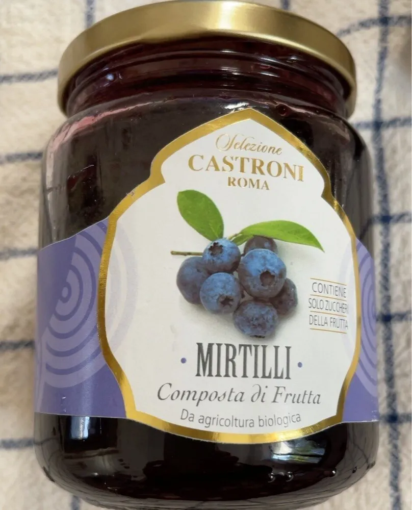 Mirtilli composta di frutta