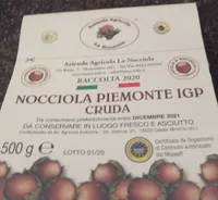 Nocciola pienonte igp cruda
