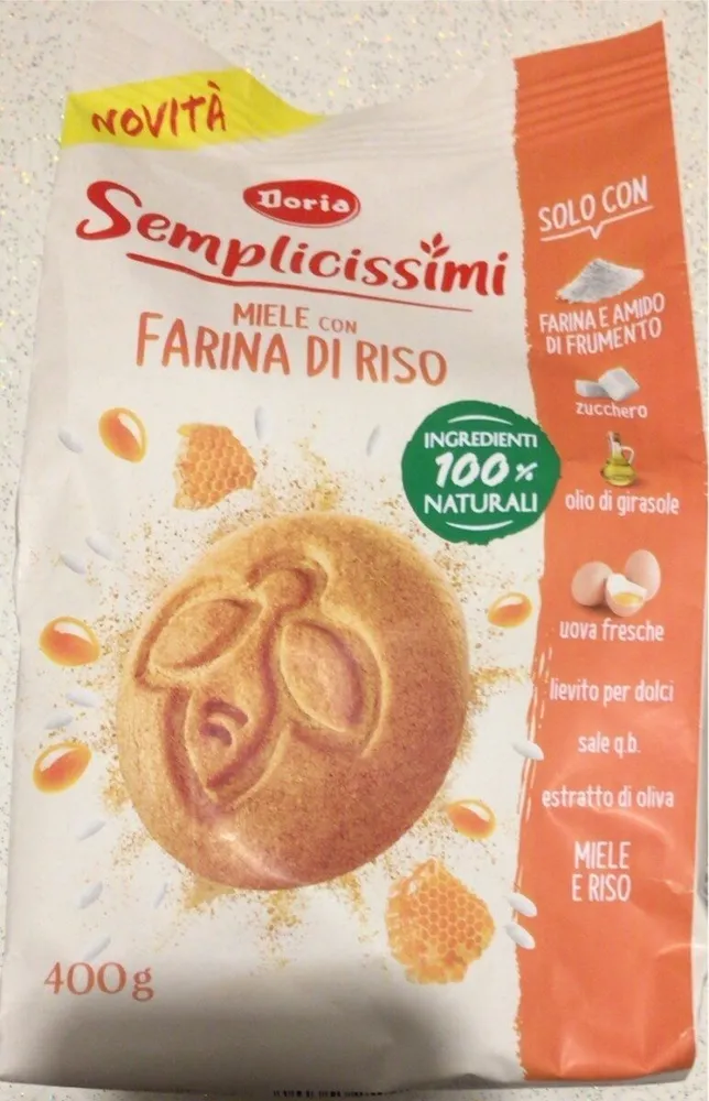 semplicissimo miele con farina di riso