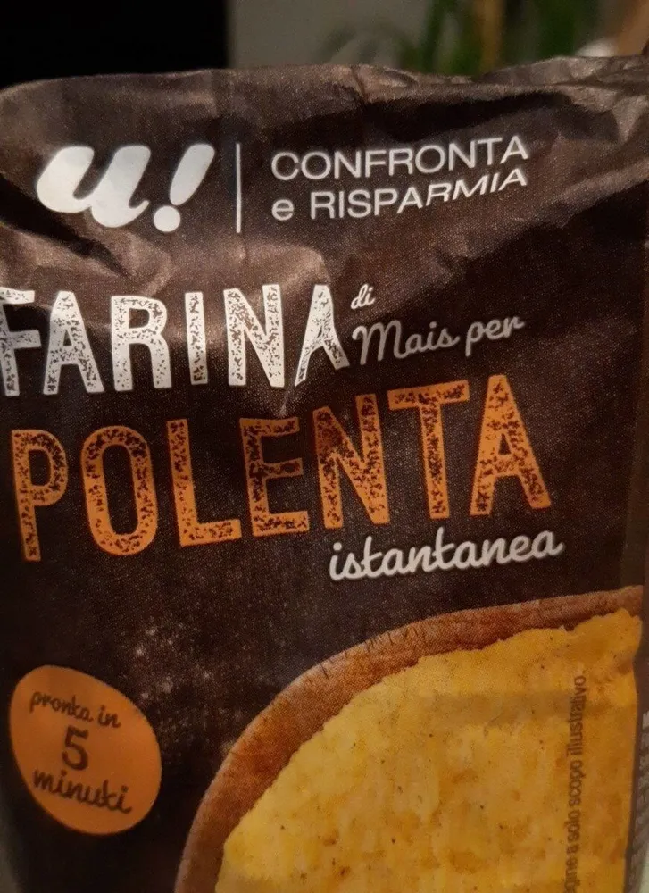 Farina di mais per polenta istantanea
