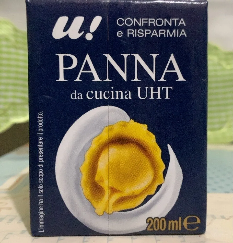 Panna da cucina UHT