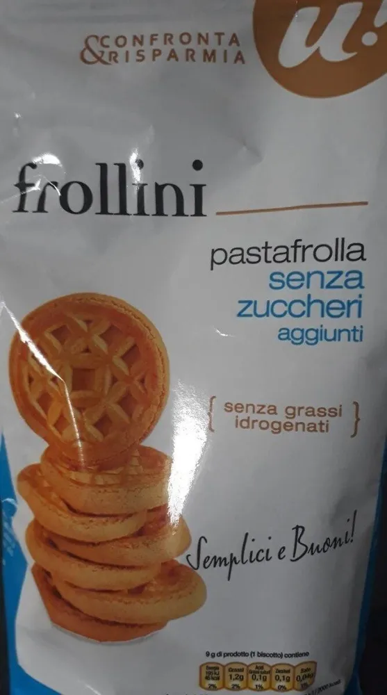 Frollini Pastafrolla senza zuccheri aggiunti