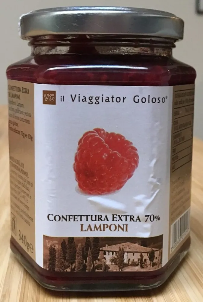 Confettura extra 70% lamponi