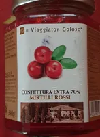 Confettura extra 70% MIRTILLI ROSSI