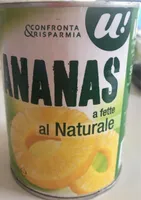 Ananas a fette al naturale