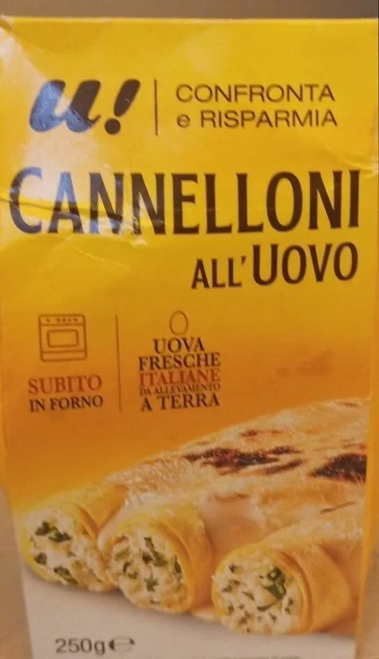 Cannelloni all'uovo