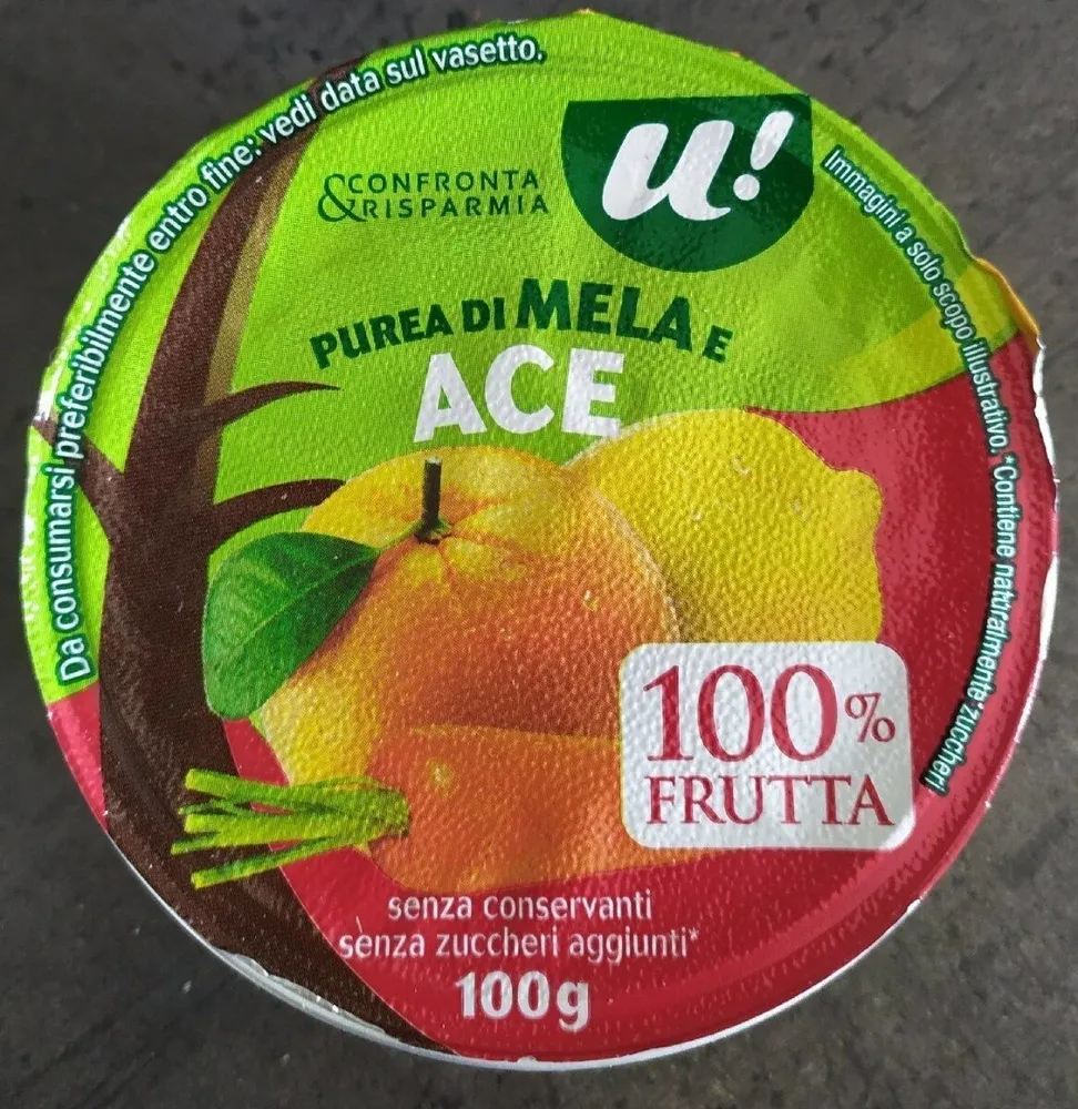 Purea di mela e ace