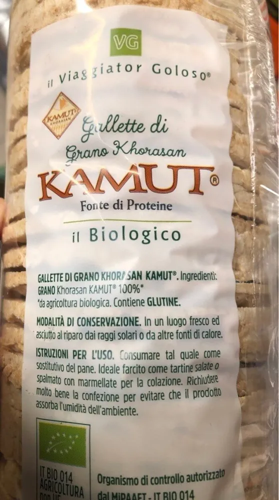 Gallette di grano khorasan Kamut