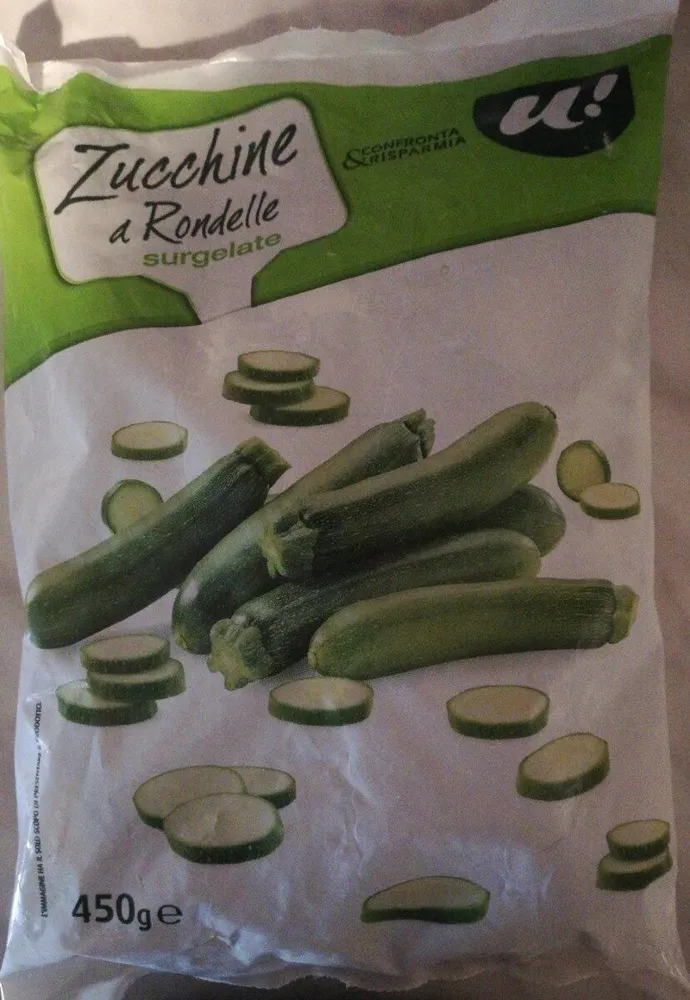 Zucchine a rondelle surgelate