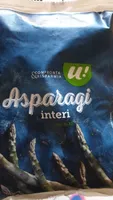 Asparagi interi congelati