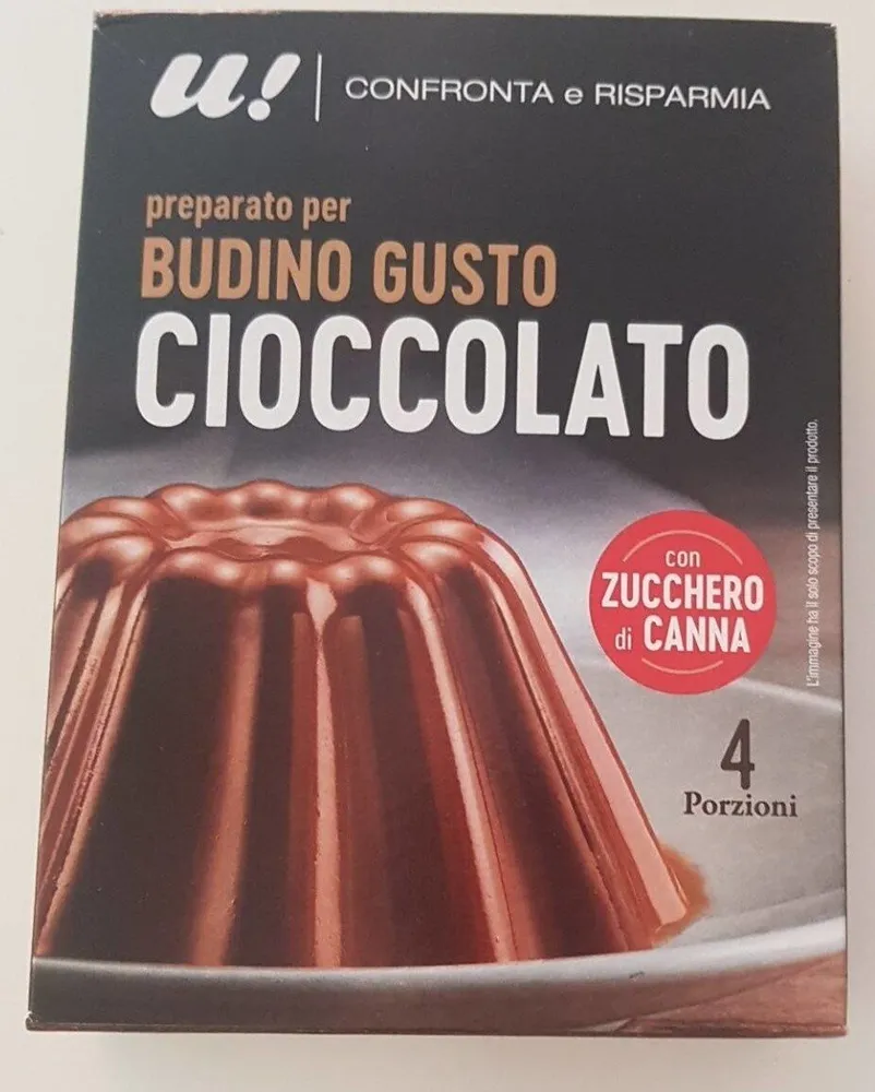 Budino gusto cioccolato