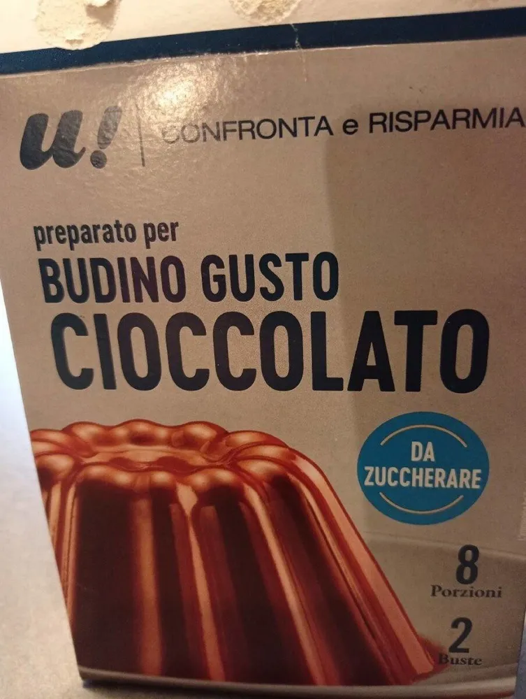 Budino gusto cioccolato