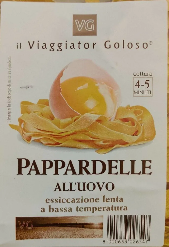 Pappardelle all'uovo