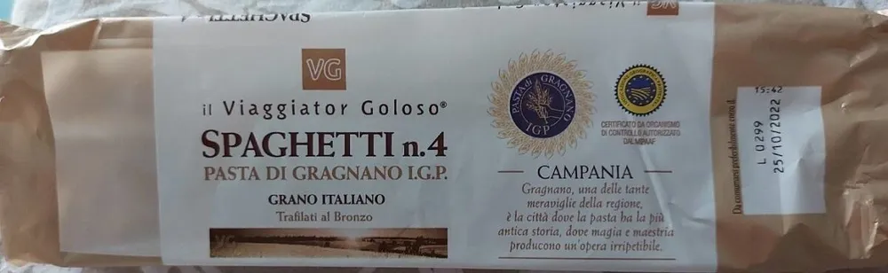 Spaghettini n°4 Pasta di Gragnano