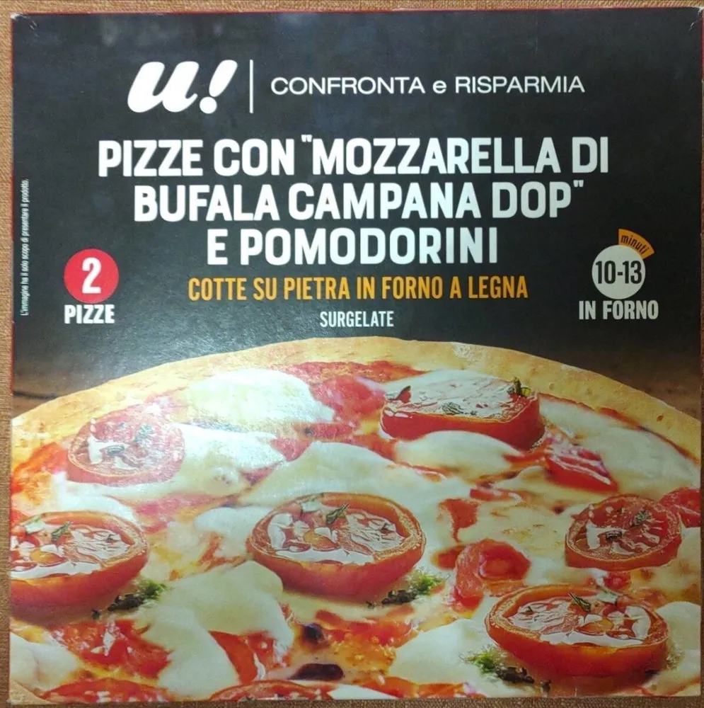 Pizze con Mozzarella di Bufala Campana DOP e Pomodorini Surg