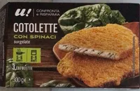Cotolette con spinaci