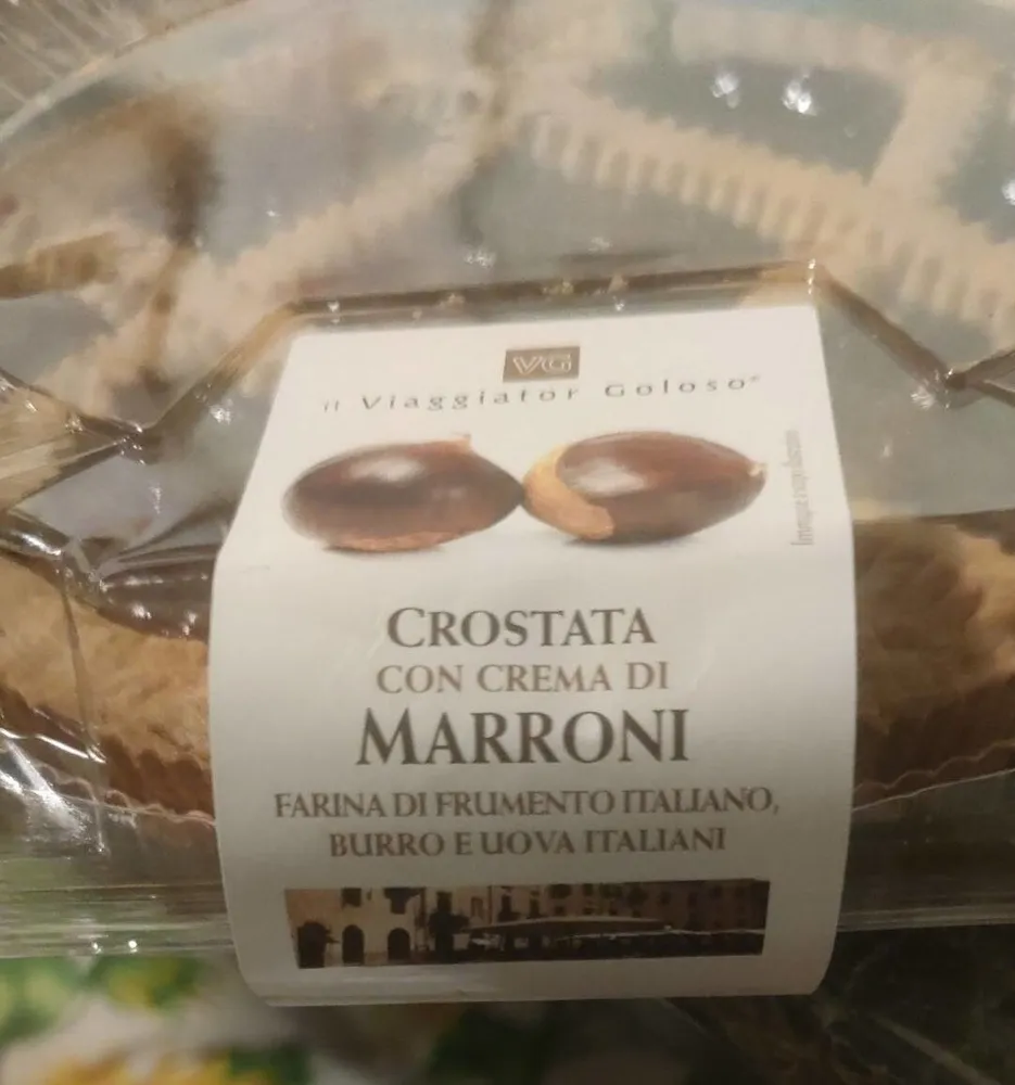 Crostata con con crema di Marroni