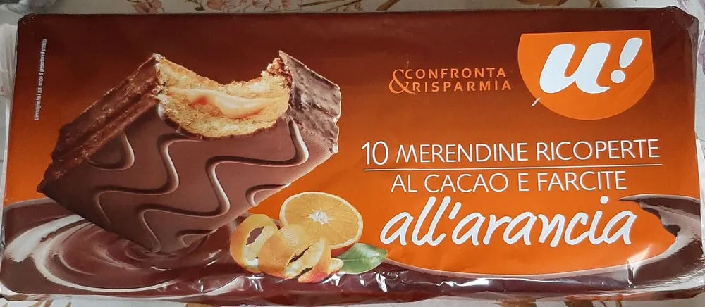 Merendine ricoperte al cacao e farcite
