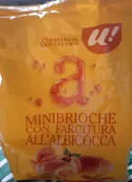 Minibrioche con farcitura all'albicocca