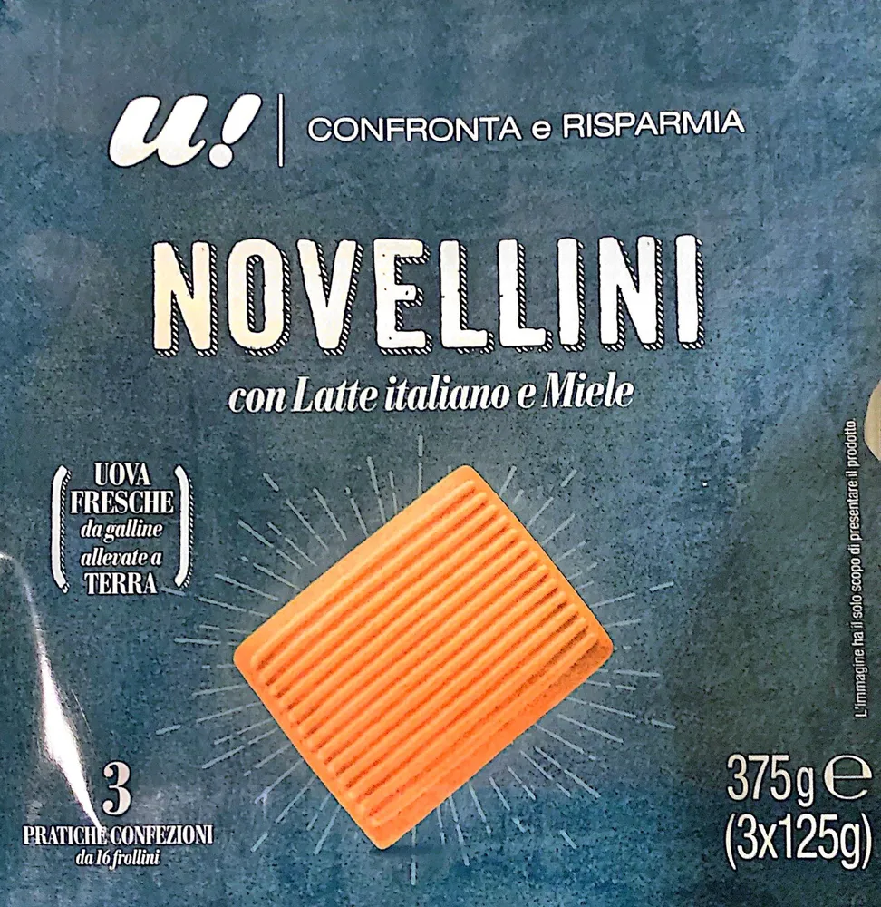 Biscotti novellini con latte e Miele
