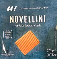 Biscotti novellini con latte e Miele