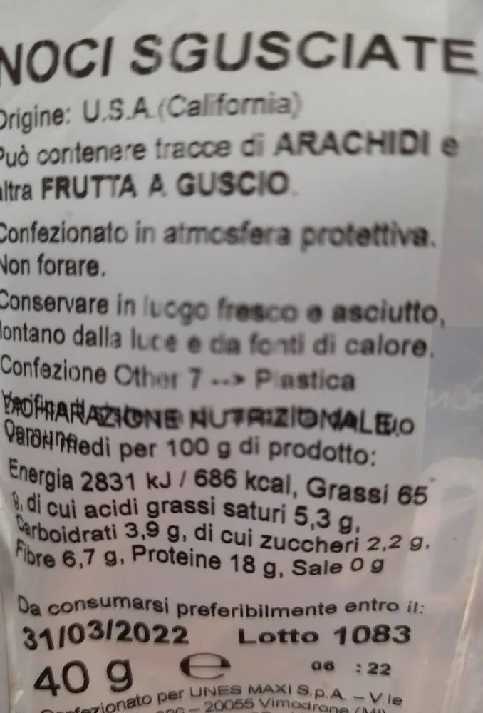 Noci sgusciate