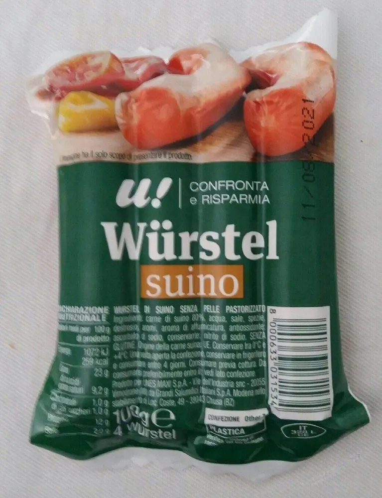 Würstel suino