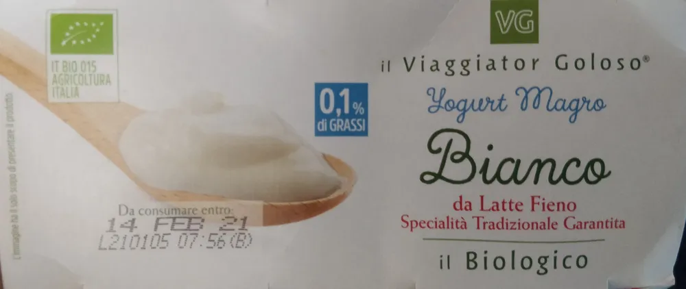 Yogurt magro bianco biologico