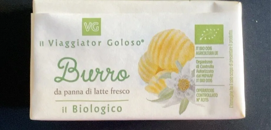 BURRO da panna di latte fresco