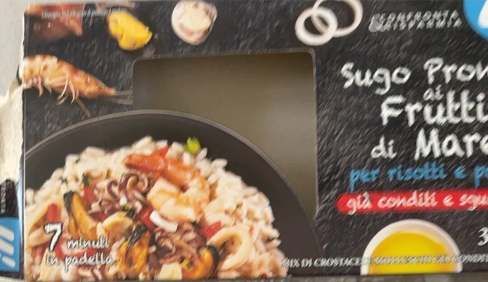 Sugo pronto frutti di mare