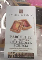 Barchette Con farcitura all’albicocca e ciliegia
