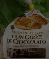 Brioche con gocce di cioccolato vg