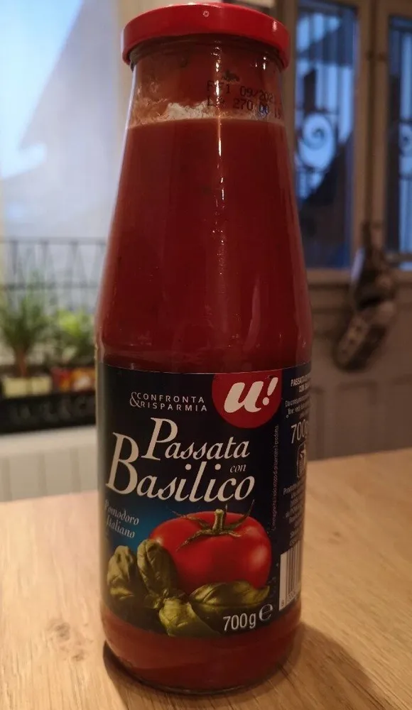 Sauce tomate Passata Basilico