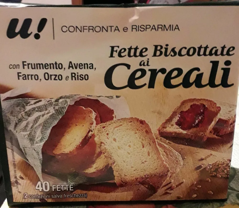 Fette biscottate ai cereali