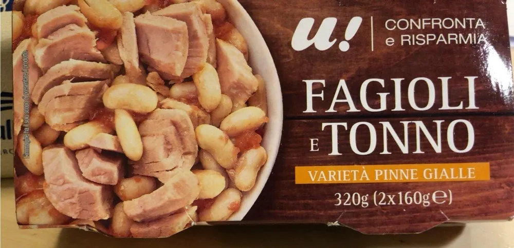 Piatto pronto fagioli e tonno
