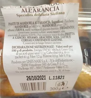 Paste di mandorla all’arancia
