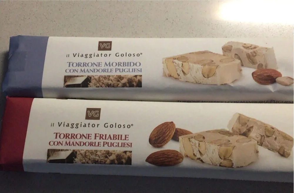 Torrone friabile con mandorle pugliesi