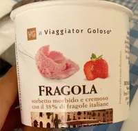 Fragola sorbetto morbido