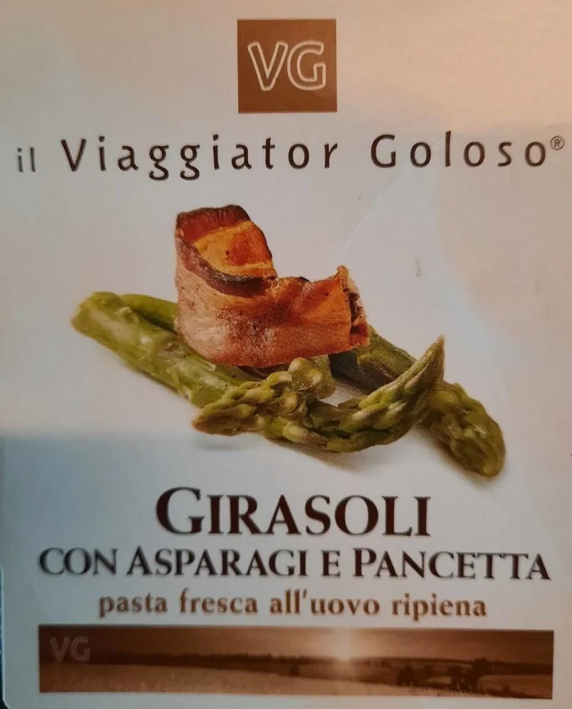 Girasoli con asparagi e pancetta