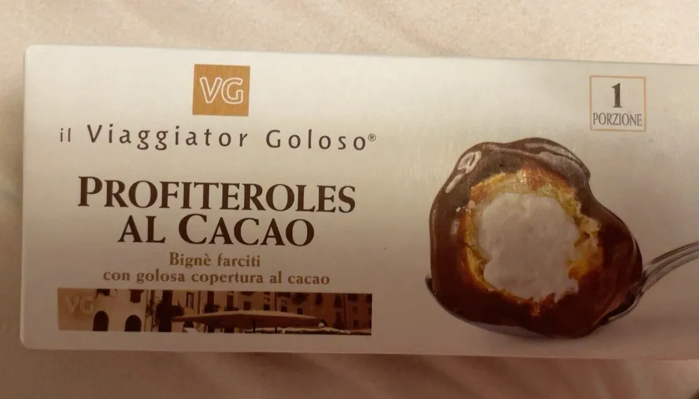 Profiteroles al cacao