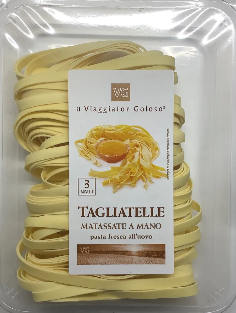 Tagliatelle matassate a mano, pasta fresca all’uovo
