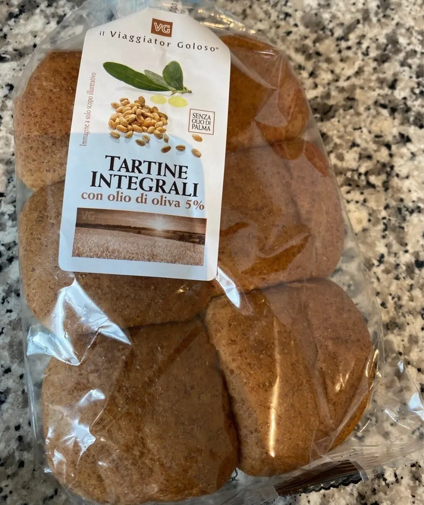 Tartine integrali olio di oliva 5%