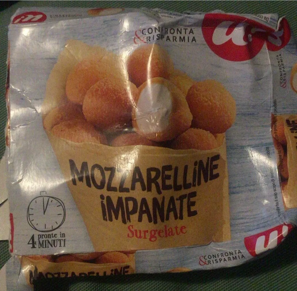 Mozzarelline impanate