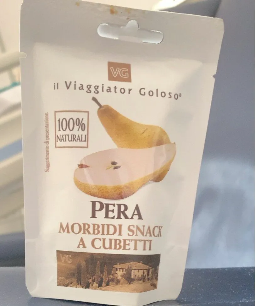 Pera morbidi snack a cubetti