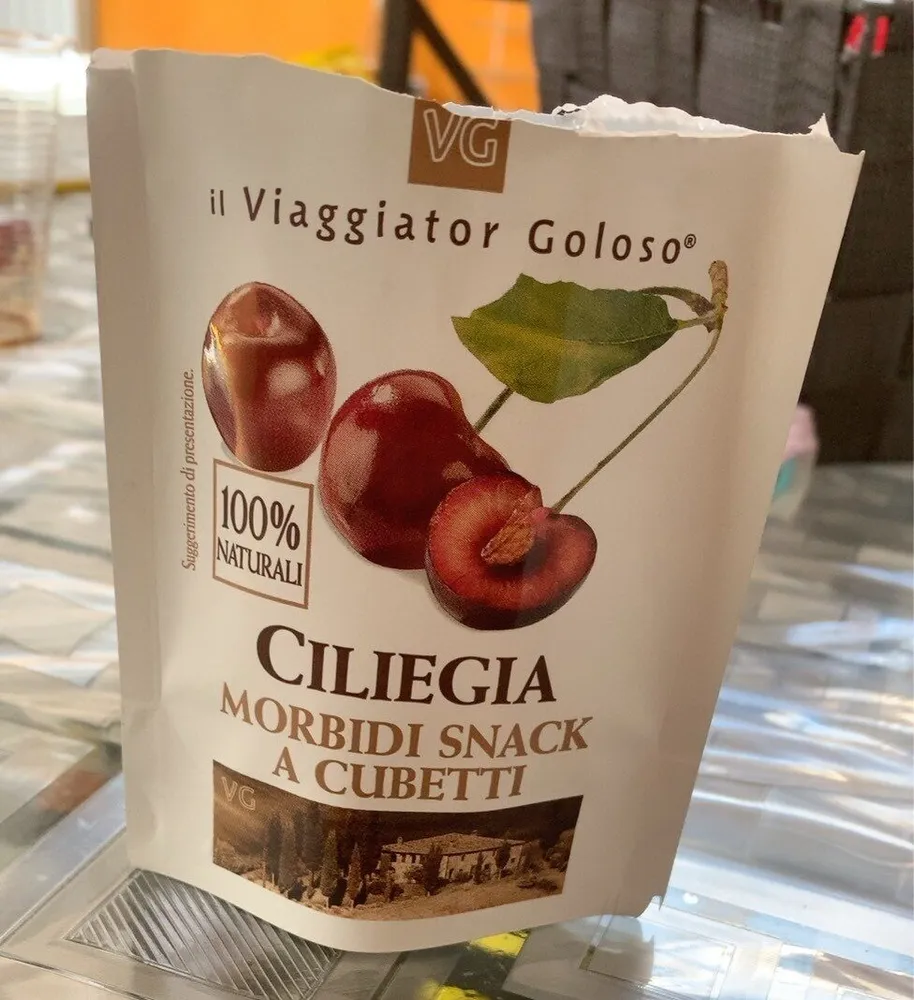 Ciliegia morbidi snack a cubetti