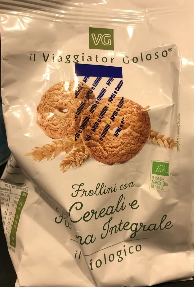 Frollini con cereali e Farina Integrale