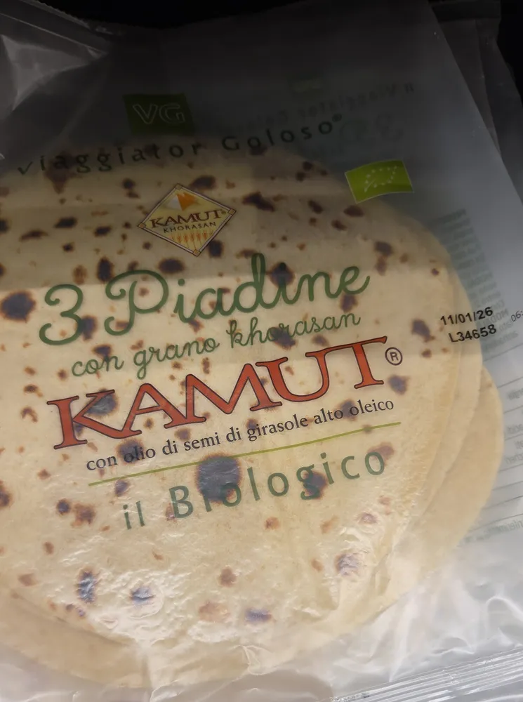 Piadine Con Grano Kamut