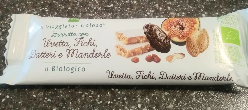 Barretta con uvetta, fichi, datteri e mandorle