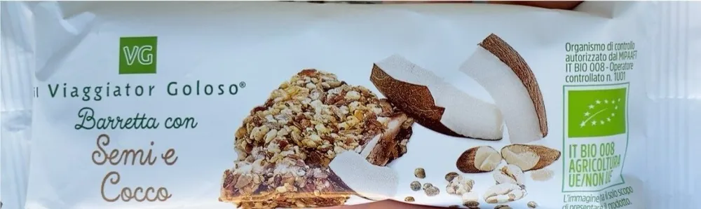 Barretta con semi e cocco